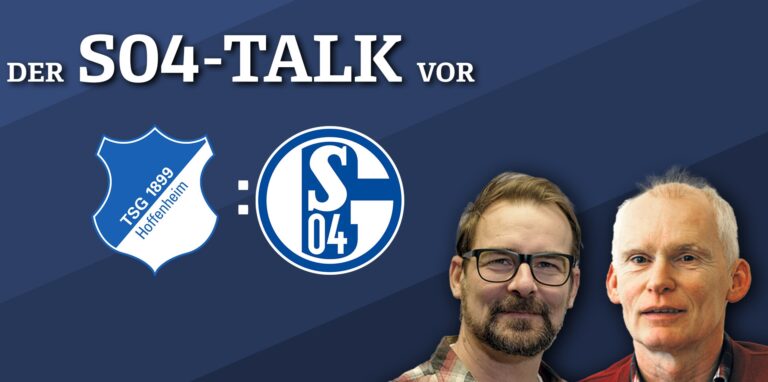 Schalke-Experte Frank Leszinski und Schalke-Reporter René Preuß im Vodcast.
