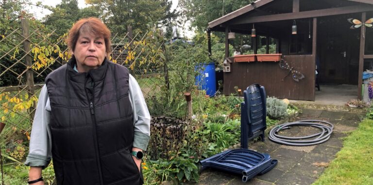 Jeden Tag ist Anja Heumann in ihrem Garten.