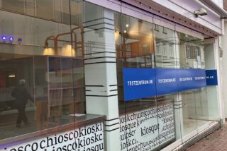 Corona-Testzentrum auf der Breite Straße