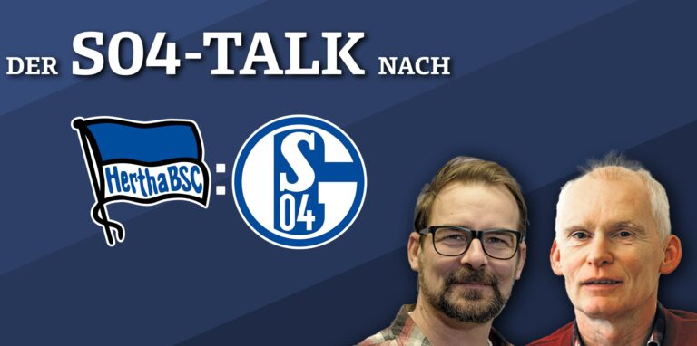Schalke-Experte Frank Leszinski und Schalke-Reporter René Preuß im Vodcast.