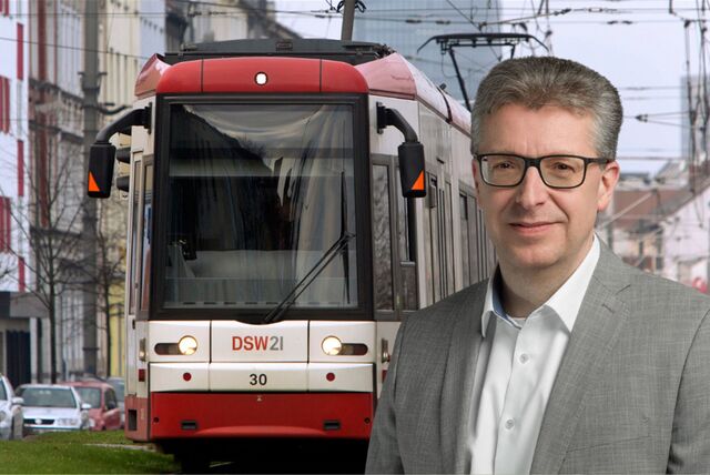 Die Dortmunder Stadtbahnen werden weniger stark beheizt, sagt DSW21-Sprecher Frank Fligge.
