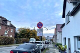 Die Rietstraße in Recklinghausen.
