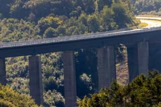 Die Rahmede-Talbrücke in Lüdenscheid