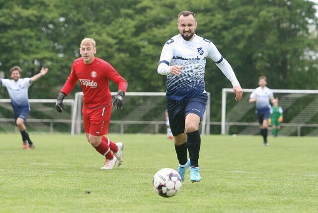 Top-Torjäger vom SV Hochlar: Mirzet Efendic kehrt nach Urlaubspause zurück in die Mannschaft zurück.
