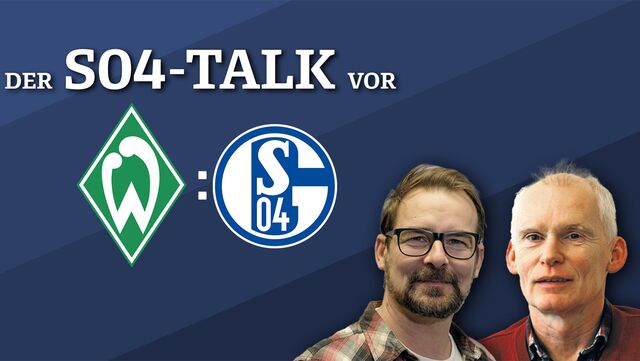 Schalke-Experte Frank Leszinski und Schalke-Reporter René Preuß im Vodcast.