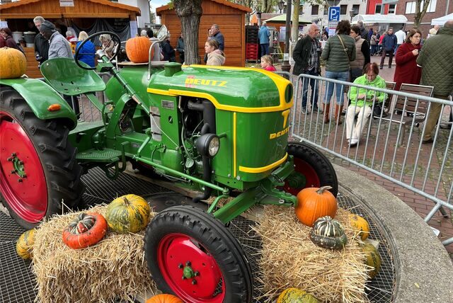 Endlich wieder Gänsemarkt in Haltern am See. Zahlreiche Besucher zog es in die Halterner Innenstadt.