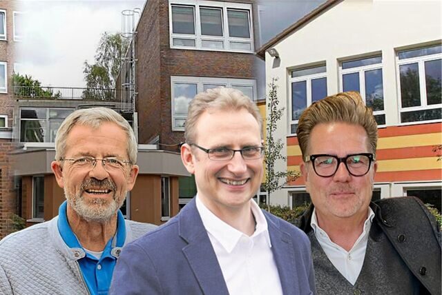 Die Schulleiter der drei weiterführenden Schulen, (v.l.) Volkmar Schäpers, Michael Rieder und Dirk Brinkmann, laden zum Tag der offenen Tür an ihren Schulen ein.