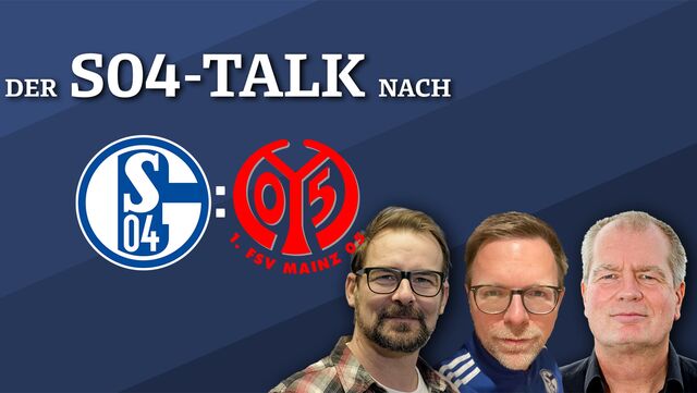 Schalke-Experte Norbert Neubaum, Schalke-Fan Tobias Weckenbrock und Schalke-Reporter René Preuß im Vodcast.