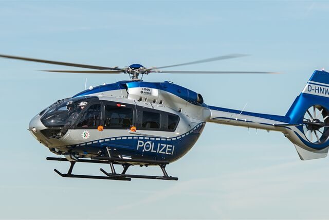 Hubschrauber Helikopter Polizei