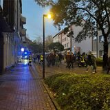 Der Schweigemarsch zum Gedenken an die Reichspogromnacht in der Castroper Altstadt.