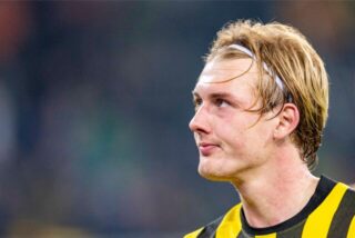 Julian Brandt guckt frustriert.