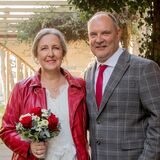 Bettina Borsig und Andreas Brambor heirateten zum Schnapszahldatum auf dem Standesamt am Europaplatz: 11.11.22.