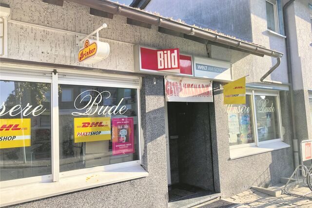 Der Kiosk „Unsere Bude“ in der Waltroper Tinkhofstraße.
