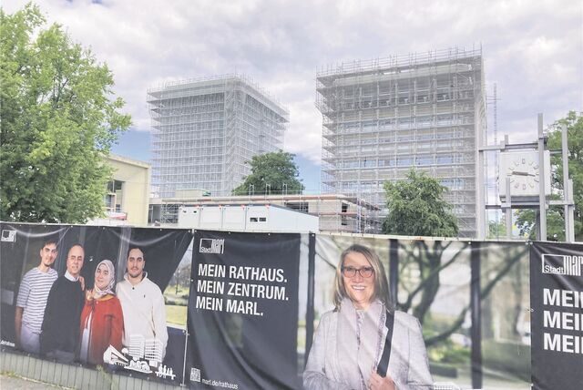 Die Sanierung des Marler Rathauses wird immer teurer.