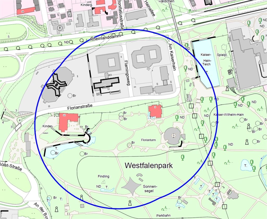 In einem Radius von 250 Meter um die Fundorte der beiden Blindgänger muss evakuiert werden.