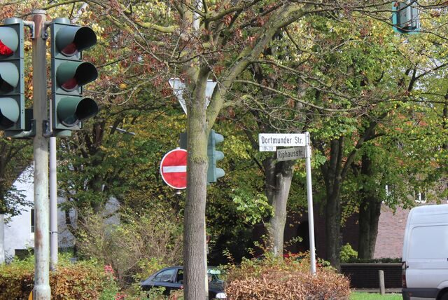 Die Kreuzung Dortmunder Straße/Riphausstraße im Waltroper Osten.
