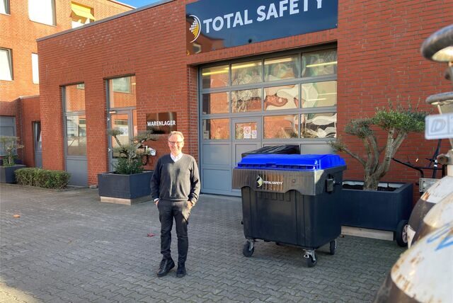 Ralf Wieland von Total Safety vor dem Betrieb an der Halterner Straße,