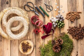 bedarf um für weihnachten zu basteln