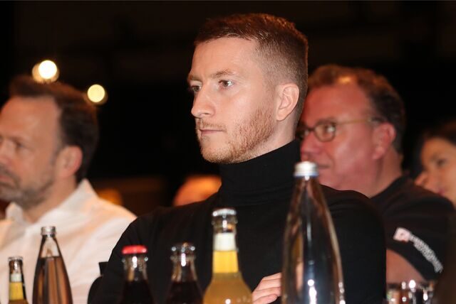 Marco Reus während der BVB-Mitgliederversammlung.