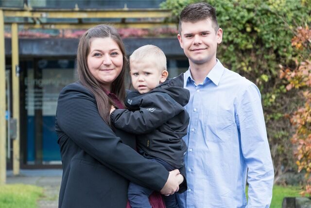 Lisa Marie Terfehr und Kai Andree Langos haben auf dem Standesamt am Europaplatz geheiratet.