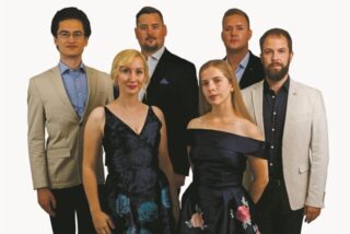 Sechs Sängerinnen und Sänger aus Ljubljana bilden das Ingenium Ensemble.