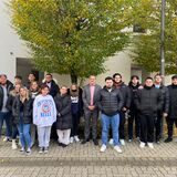 Auszubildende der Pflegeschule der Akademie für Pflegeberufe und Management in Recklinghausen