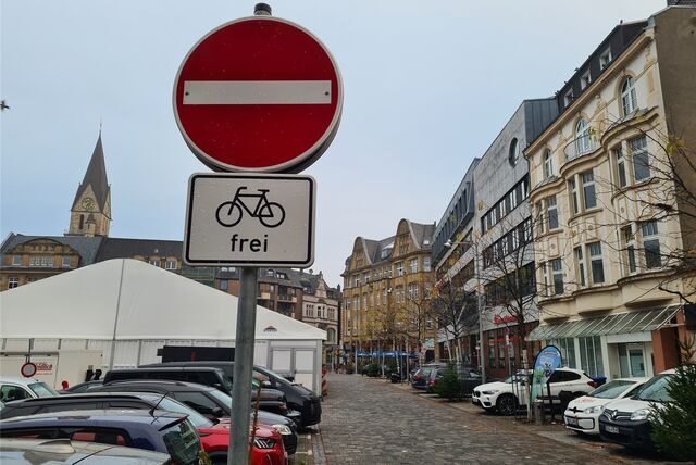 Radfahrer haben jetzt freie Durchfahrt bis zum Biesenkamp