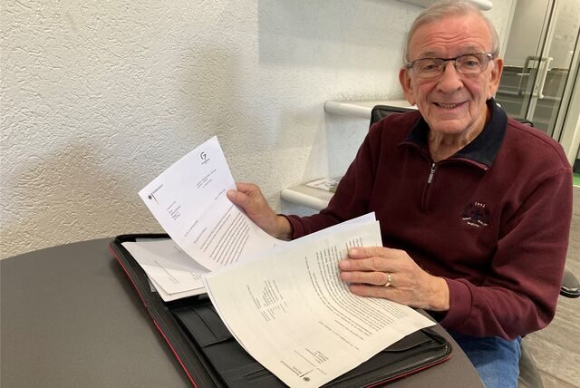 Der Marler Helmut Feldmann (76).