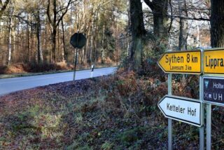 Ein Teil der Granatstraße in Haltern.