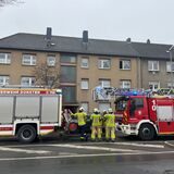 Am Sonntag brannte es in einem Mehrfamilienhaus an der Halterner Straße.