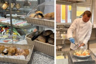Eine neue Cafeteria gibt es im Dorstener Krankenhaus.