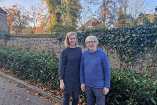 Karl-Heinz Berse und Nicole Rösen vom Caritasverband.