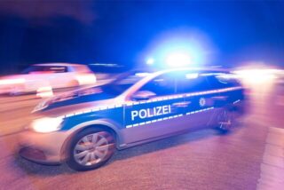 Streifenwagen der Polizei