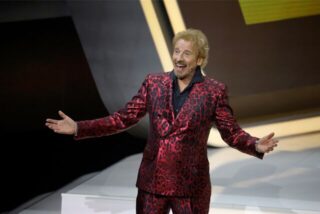 Entertainer Thomas Gottschalk kommt zur ZDF-Show „Wetten, dass..?“.