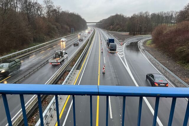 Baustelle A 31 bei Dorsten