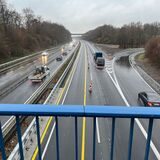 Baustelle A 31 bei Dorsten