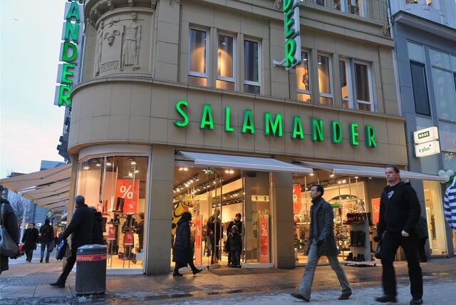 Die Salamander-Filiale in Dortmund