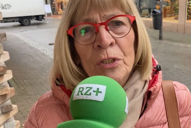 Helga Bleker steht der RZ Rede und Antwort.
