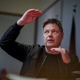 Bundeswirtschaftsminister Robert Habeck (Grüne) im Gespräch mit der dpa.
