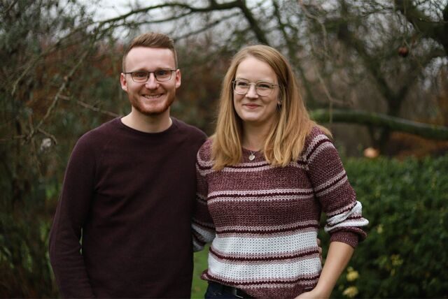 Paula und Benedikt möchten die Dorstener Traumhochzeit 2023 gewinnen.