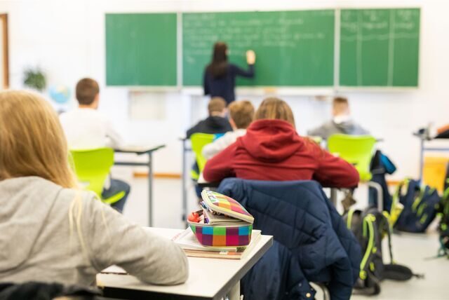 Szene aus dem Schulunterricht