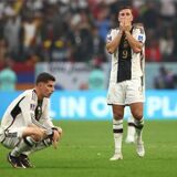 Kai Havertz und Niclas Füllkrug sind enttäuscht.