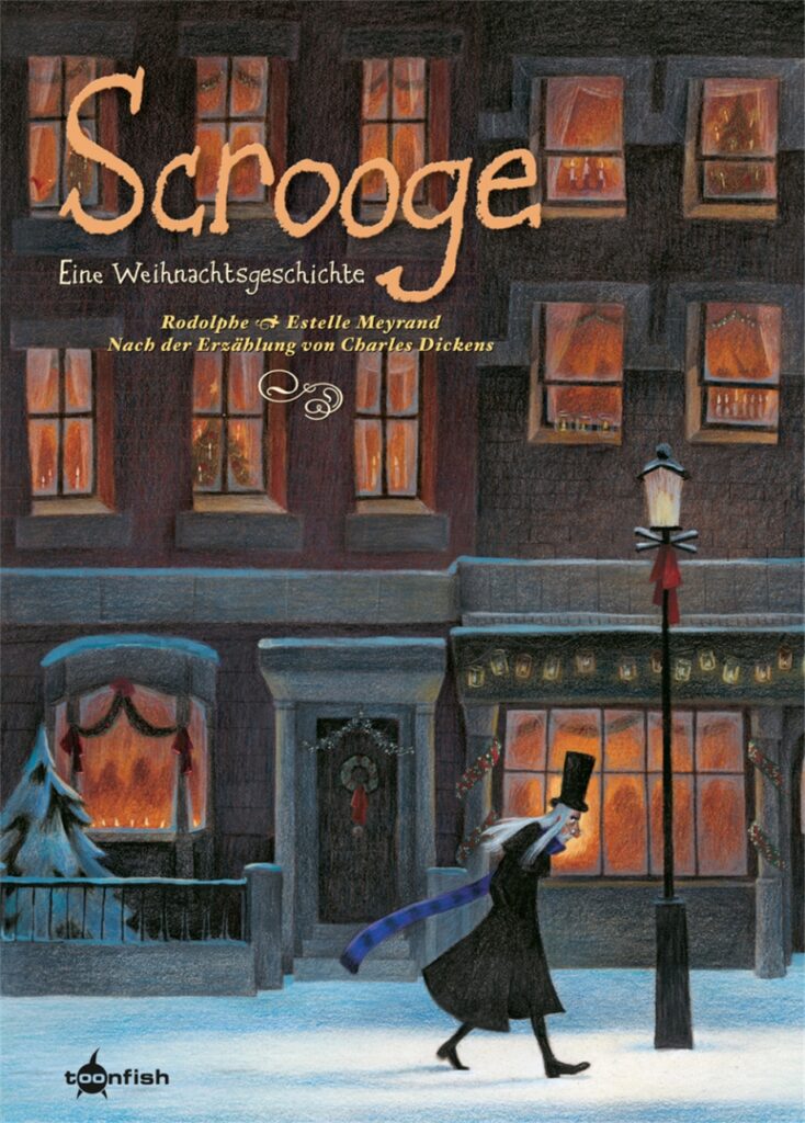 cover zum buch scrooge eine weihnachtsgeschichte