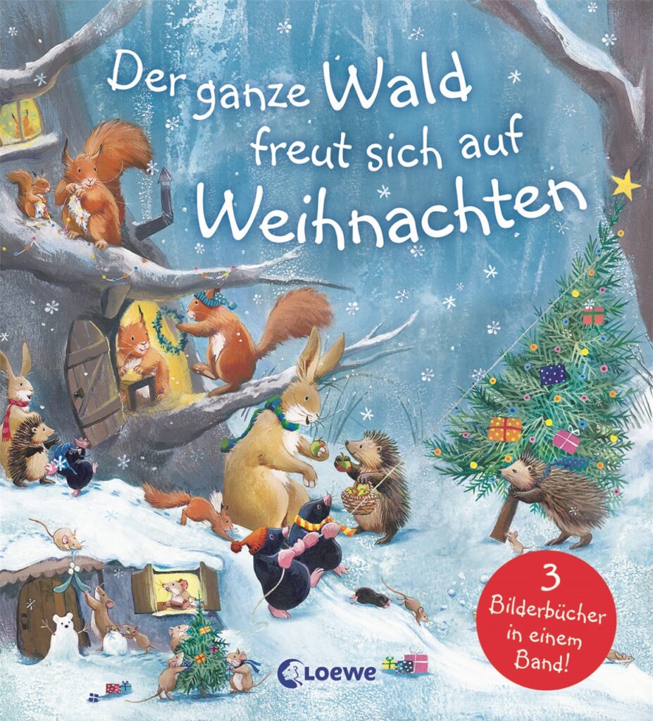cover zum buch der ganze wald freut sich auf weihnachten