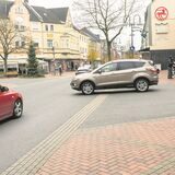 Autos, die aus der Goethestraße auf die Stimbergstraße abbiegen, haben Vorfahrt. Das wird oft übersehen und sorgt dann für kritische Situationen