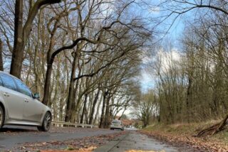 Der Hellweg zwischen Schwerin und Merklinde.