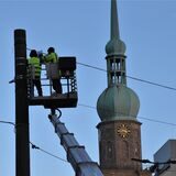 An verschiedenen Stellen entlang der Kampstraße hat die Polizei Kameras installiert.