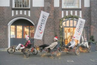 Der Kettwieselwurm vor dem Schaltwerk von Hase Bikes.