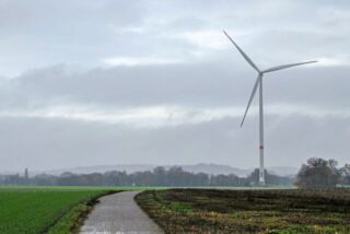 Windrad auf dem Hochfeld