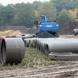 Erschließungsarbeiten im Calluna-Park in Oer-Erkenschwick vor zehn Jahren.